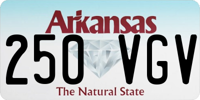 AR license plate 250VGV