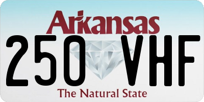 AR license plate 250VHF