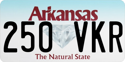 AR license plate 250VKR