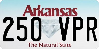 AR license plate 250VPR