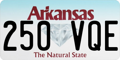 AR license plate 250VQE