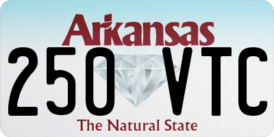 AR license plate 250VTC