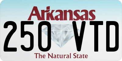 AR license plate 250VTD