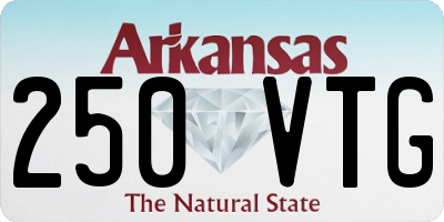AR license plate 250VTG