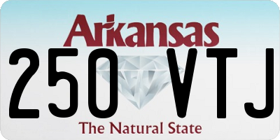 AR license plate 250VTJ