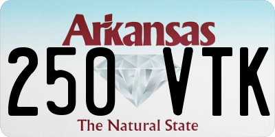 AR license plate 250VTK