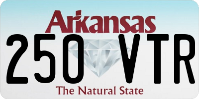 AR license plate 250VTR