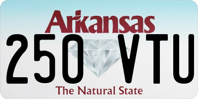 AR license plate 250VTU