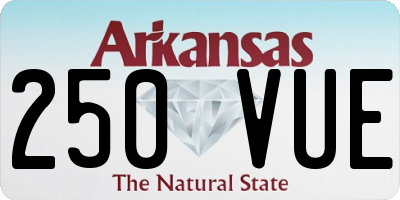AR license plate 250VUE