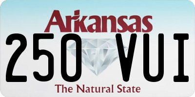 AR license plate 250VUI
