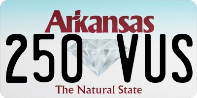 AR license plate 250VUS