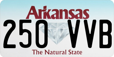 AR license plate 250VVB