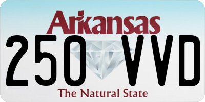 AR license plate 250VVD