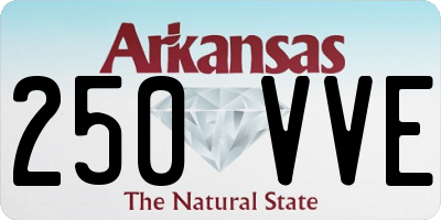 AR license plate 250VVE