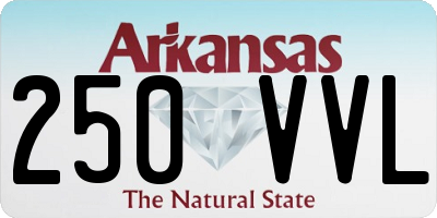AR license plate 250VVL