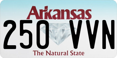 AR license plate 250VVN