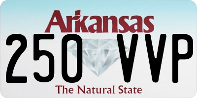 AR license plate 250VVP