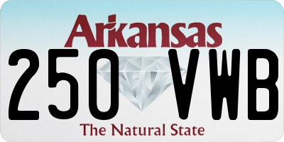 AR license plate 250VWB
