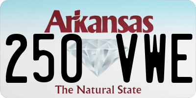 AR license plate 250VWE