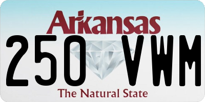 AR license plate 250VWM
