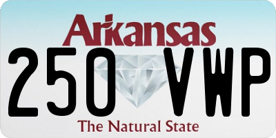 AR license plate 250VWP