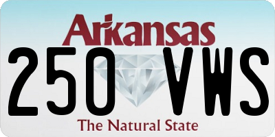 AR license plate 250VWS