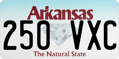 AR license plate 250VXC