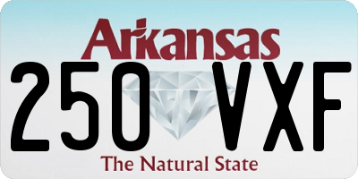 AR license plate 250VXF
