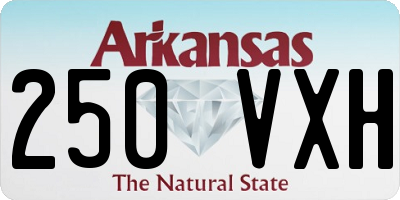 AR license plate 250VXH