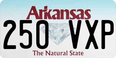 AR license plate 250VXP