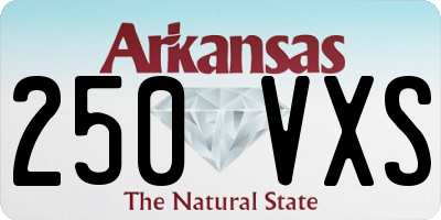 AR license plate 250VXS