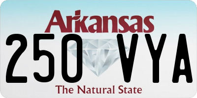 AR license plate 250VYA