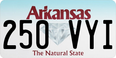 AR license plate 250VYI