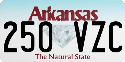 AR license plate 250VZC