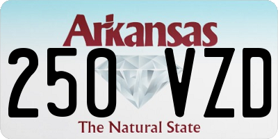 AR license plate 250VZD