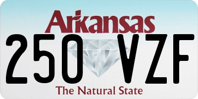 AR license plate 250VZF