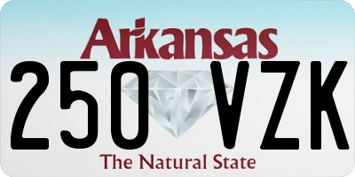 AR license plate 250VZK