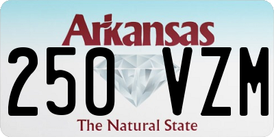 AR license plate 250VZM