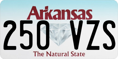 AR license plate 250VZS