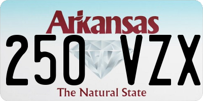 AR license plate 250VZX