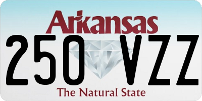 AR license plate 250VZZ
