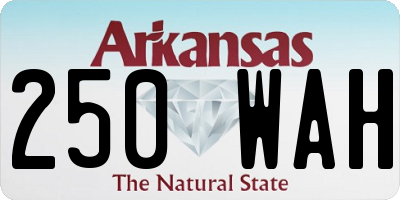 AR license plate 250WAH