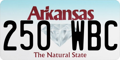 AR license plate 250WBC