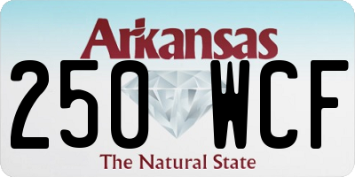 AR license plate 250WCF