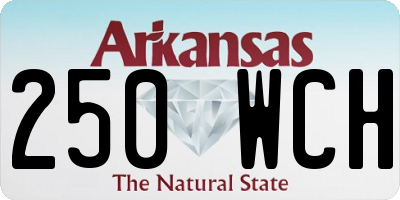 AR license plate 250WCH