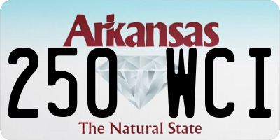 AR license plate 250WCI