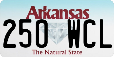 AR license plate 250WCL