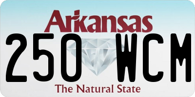 AR license plate 250WCM