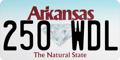AR license plate 250WDL