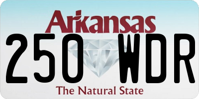 AR license plate 250WDR